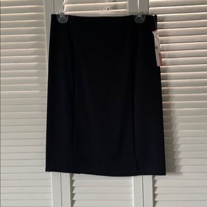 Black pencil skirt